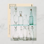 Flessen en decanters briefkaart (Voorkant / Achterkant)