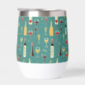 Flessen en glazen patroon (Rechts)