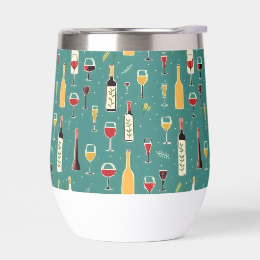 Flessen en glazen patroon (Links)