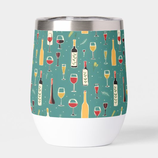 Flessen en glazen patroon (Achterkant)