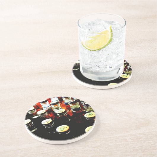 Flessen, flacons en meer Onderzetters flessen (Zijkant)