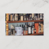 Flessen in het algemeen visitekaartje (Achterkant)