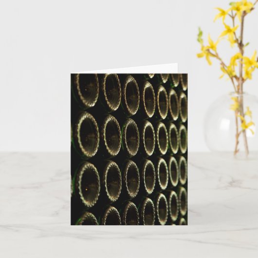 Flessen - lege fotokaart kaart (Gele Bloem)