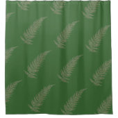 Flessen met botanisch fern lef - Vermengen en matc Douchegordijn (Voorkant)