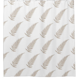 Flessen met botanisch fern lef - Vermengen en matc Douchegordijn