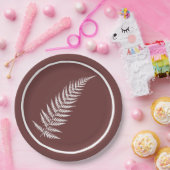 Flessen met botanisch fern lef - Vermengen en matc Papieren Bordje (Feest)