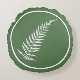 Flessen met botanisch fern lef - Vermengen en matc Rond Kussen