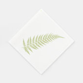 Flessen met botanisch fern lef - Vermengen en matc Servetten (Hoek)