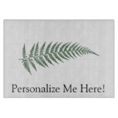 Flessen met botanisch fern lef - Vermengen en matc Snijplank (Voorkant)