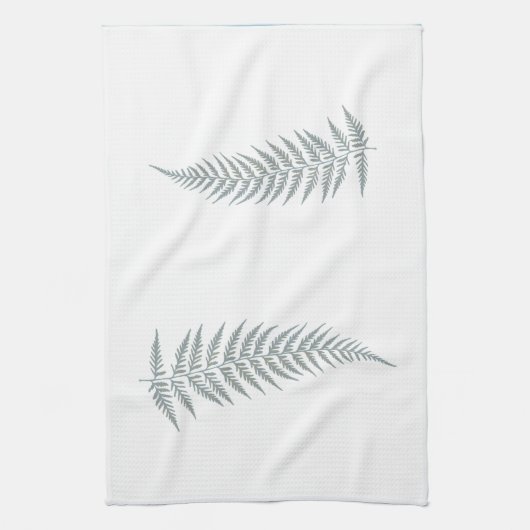 Flessen met botanisch fern lef - Vermengen en matc Theedoek (Verticaal)