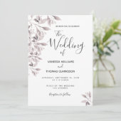 Flessen met flesjesgeblazen roos bruiloft kaart (Staand voorkant)