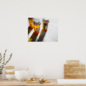 Flessen pillen op voorraadpagina poster (Keuken)