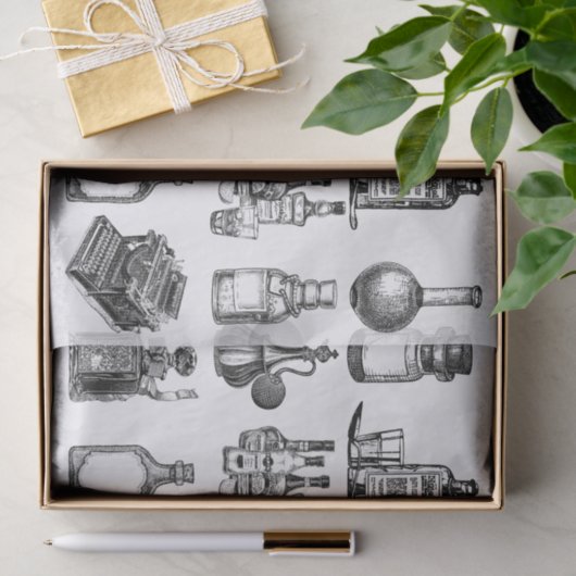  flessen tissuepapier (Geschenk)