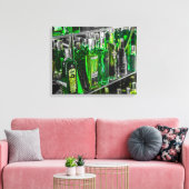 Flessen van Absinthe Stretched Canvas Print (Insitu (Woonkamer))