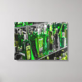 Flessen van Absinthe Stretched Canvas Print (Voorkant)