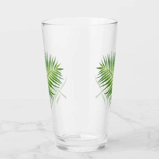 Flessen van fern Leaf Drink glas (Rechts)
