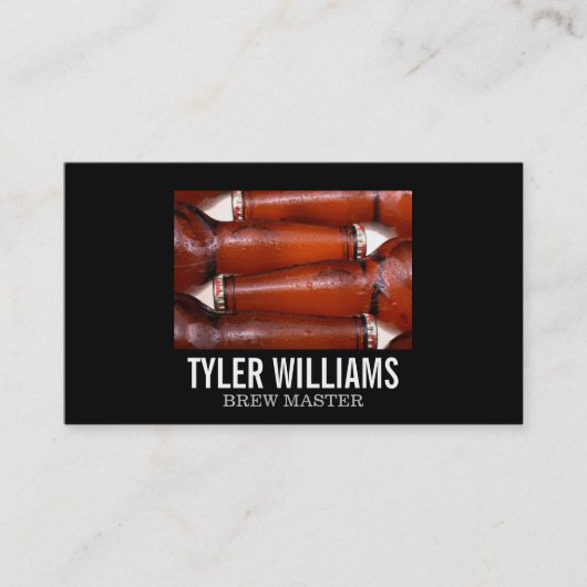 Flessen Visitekaartje (Voorkant)