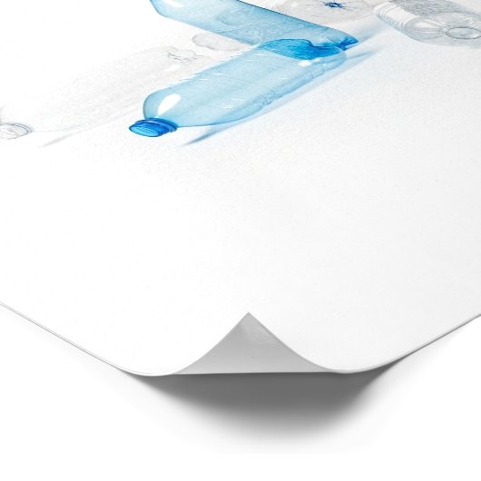 Flessen voor Recycling Design Poster (Hoek)