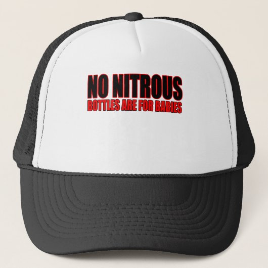 Flessen zijn bestemd voor trucker pet (Voorkant)