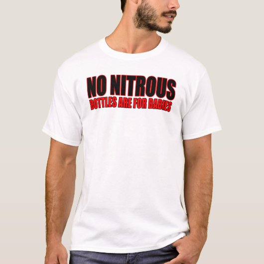 Flessen zijn voor baby's t-shirt (Voorkant)