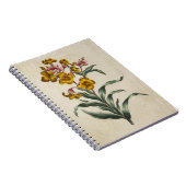 flessenbloem illustratie flacon notitieboek (Rechterzijde)