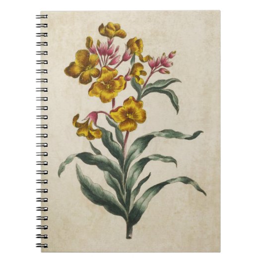 flessenbloem illustratie flacon notitieboek (Voorkant)