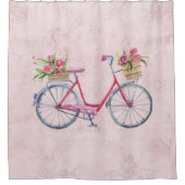  flessencyclus op Blush Douchegordijn (Voorkant)