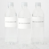 Flessenetiket Waterfles Etiket (Flessen)