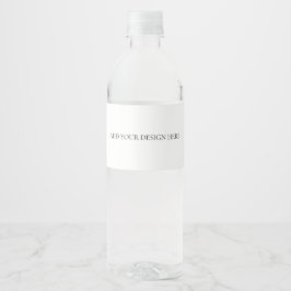 Flessenetiket Waterfles Etiket