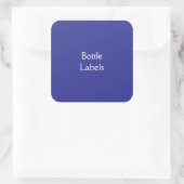 Flessenetiketten Vierkante Sticker (Tas)