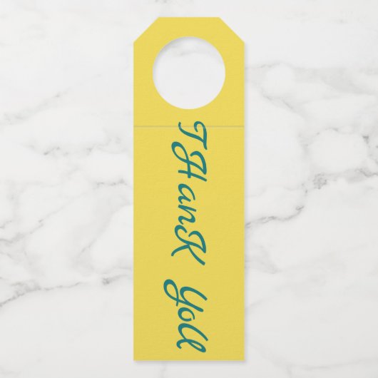 flessenhanger - Dank u (Achterkant)