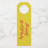 flessenhanger - Happy Birthday (Achterkant)