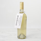 Flessenhanger labels (Schuin)