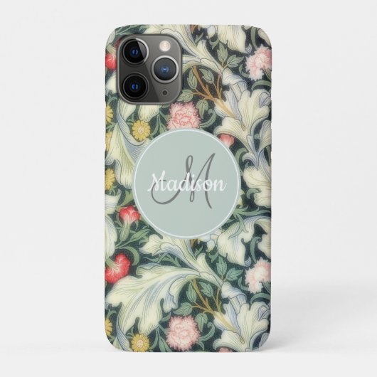  flessenhoestpatroon met monogram Case-Mate iPhone case (Achterkant)