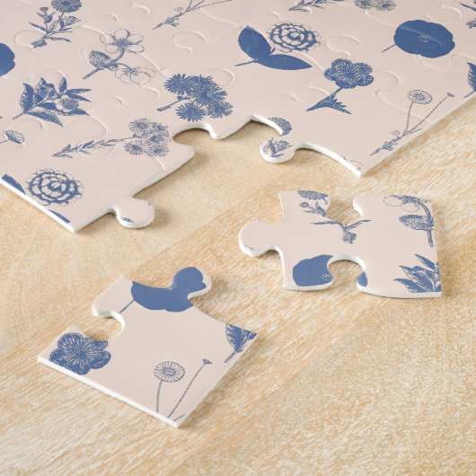  flessenillustratiepatroon legpuzzel (Zijkant)