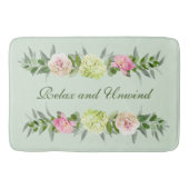  flessenmelk | Ontspan en ontwind groen Badmat (Voorkant)