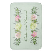 flessenmelk | Ontspan en ontwind groen Badmat (Voorkant Verticaal)