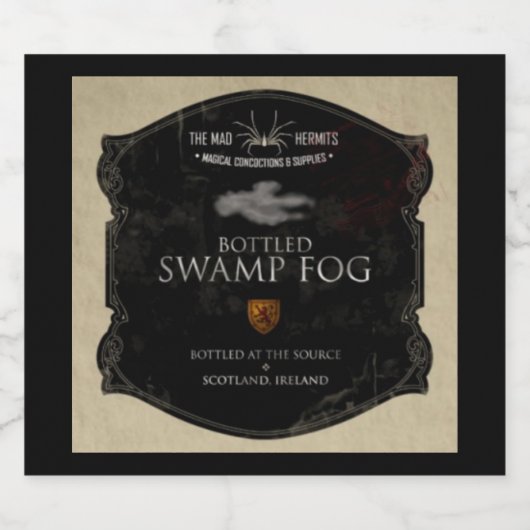 Flessenmoeras voor bieretiket bier etiket (Enkel label)