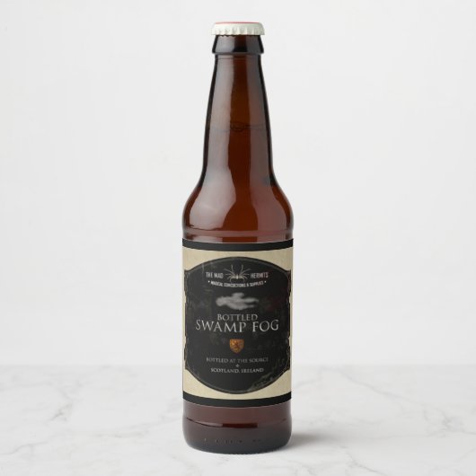 Flessenmoeras voor bieretiket bier etiket (Voorkant)