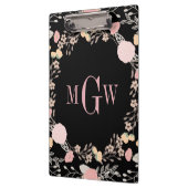 flessenmonogram van Floral Klembord (Links)