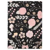 flessenmonogram van Floral Klembord (Achterkant)
