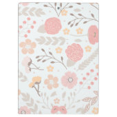 flessenmonogram van Floral Klembord (Achterkant)