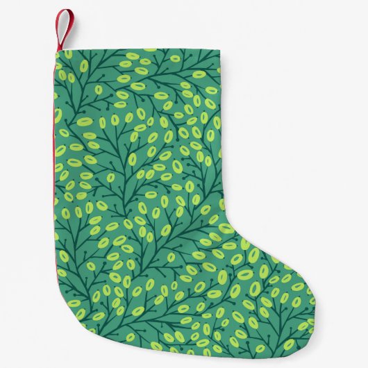  flessennaadloos patroonpatroon kleine kerstsok (Voorkant)