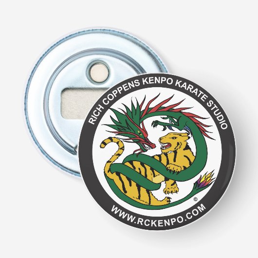 Flessenopener Button Flesopener (Voorkant)