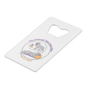 flessenopener creditkaart flessenopener (Voorkant Gekanteld)