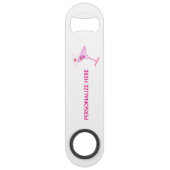 FLessenopener - ROZE MARTINI Speed Flessenopener (Voorkant)