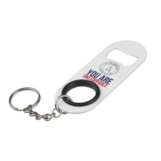 flessenopener sleutelhanger flessenopener (Voorkant Gekanteld)