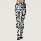  flessenpatroon Larkspur Botanisch patroon Leggings (Achterkant)