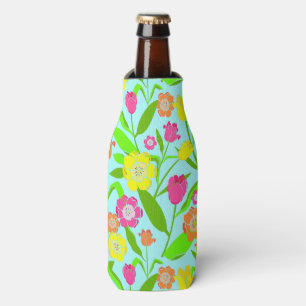  flessenpatroon op Aqua Blue Flesjeskoeler