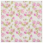 flessenpatroon oude roze rozen stof (Swatch)